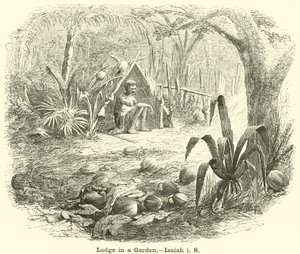 Lodge in a Garden, Esajas, i, 8 af English School