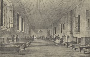 Langkammer, 1844 (dybtryk) af English School