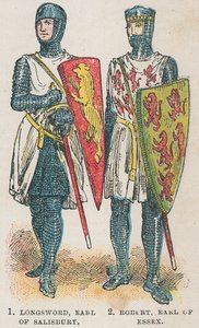 Longsword, jarl af Salisbury; Robert, jarl af Essex af English School