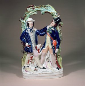 Longton Hall-gruppe af Sampson Smith, ca. 1850 (porcelæn)