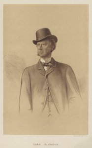 Lord Alington (litho) af English School