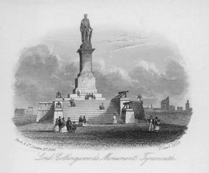 Lord Collingwoods monument, Tynemouth af English School