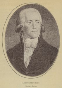 Lord Grenville, Barnaby Rudge (litho) af English School
