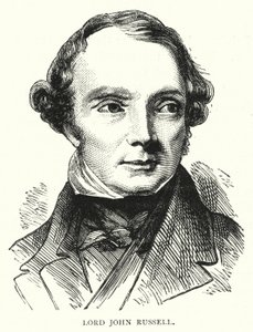 Lord John Russell (gravering) af English School