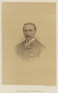 Lord Marcus Beresford (litho) af English School