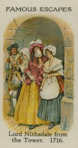 Lord Nithsdale fra Tower, 1716 af English School