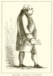 Lord Nord. Faksimile af et gammelt tryk af English School