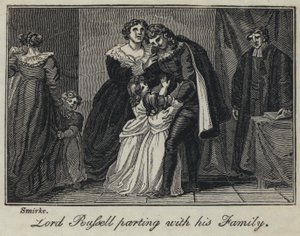 Lord Russell verabschiedet sich von seiner Familie von English School