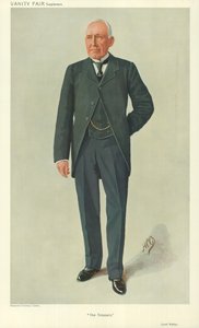Lord Welby, The Treasury, 10. marts 1910, Vanity Fair tegneserie af English School