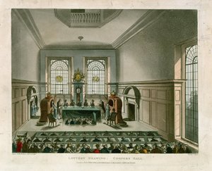 Lodtrækning i Coopers Hall af English School