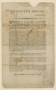 Lotteri til bortskaffelse af Sir Ashton Levers Museum, 1784 af English School