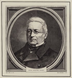 Louis Adolphe Thiers (gravering) af English School
