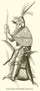 Louis, hertug af Bourbon, døde 1410 af English School