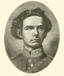 Ludvig II, konge af Bayern, oktober 1870 af English School