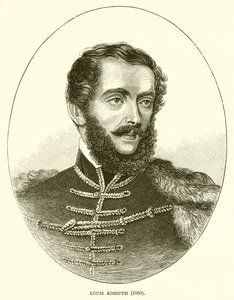 Louis Kossuth (1850) af English School
