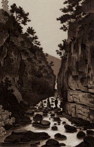 Lovers Leap (litho) af English School