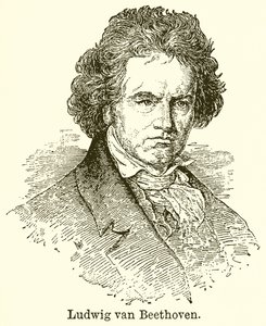 Ludwig van Beethoven af English School