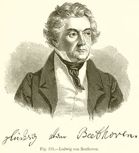 Ludwig van Beethoven af English School