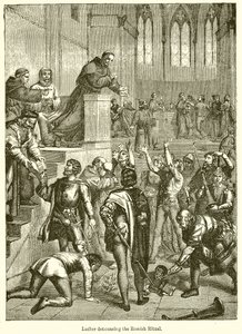 Luther fordømmer det romerske ritual af English School