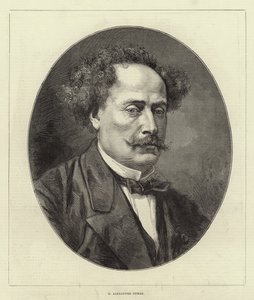 Hr. Alexandre Dumas (gravering) af English School