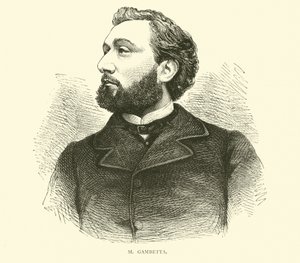 M Gambetta, september 1870 af English School