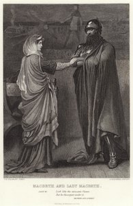 Macbeth og Lady Macbeth, Macbeth, Akt I, Scene V af English School