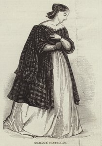 Madame Castellan (gravering) af English School