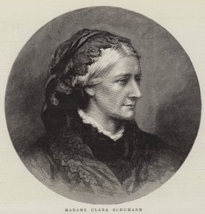 Madame Clara Schumann (gravering) af English School