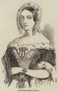 Madame Rossi-Caccia (gravering) af English School
