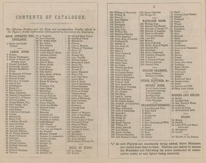 Madame Tussaud & Sons udstillingskatalog for 1875 af English School