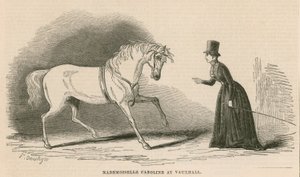 Mademoiselle Caroline i Vauxhall Gardens, London af English School