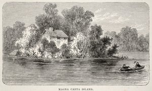 Magna Carta Island af English School