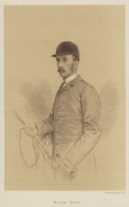 Major Dent (litho) af English School