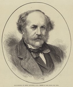 Generalmajor Sir Henry Rawlinson, KCB, medlem af Rådet for Indien (gravering) af English School