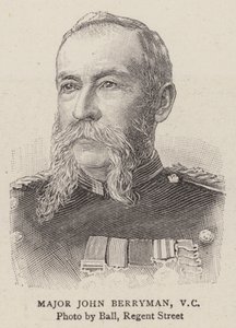 Major John Barryman, VC (gravering) af English School
