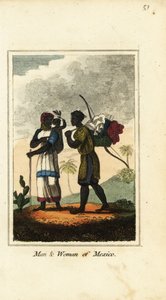 Mand og kvinde i Mexico af English School