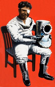 Mand i dykkerkostume af English School