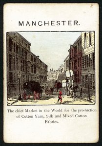 Manchester (farve litho) af English School