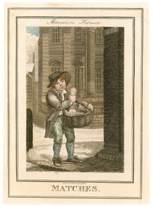 Mansion House. Tændstikker af English School