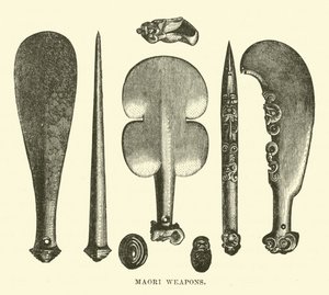 Maori våben af English School