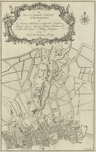 Kort over Islington, Clerkenwell, Holborn og Finsbury