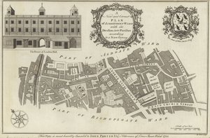 Kort over Lime Street Ward, London