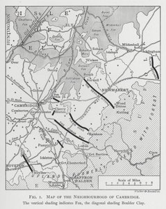 Kort over kvarteret Cambridge (gravering) af English School