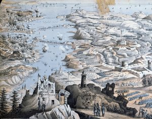 Kort over belejringen af Sebastopol, 18. juni 1855, 1855