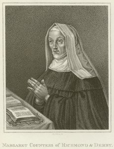Margaret, grevinde af Richmond og Derby (gravering) af English School