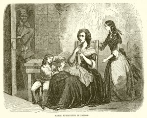 Marie Antoinette i fængslet af English School