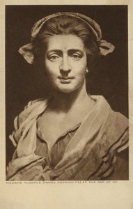 Marie Tussaud, fransk kunstner og voksskulptør (litho) af English School