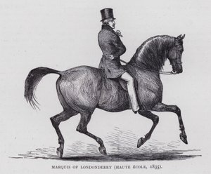 Marquis of Londonderry (gravering) af English School