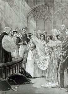 Ægteskab mellem dronning Victoria (1819-1901) og prins Albert (1819-61) i St. James