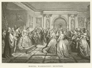 Martha Washingtons reception af English School